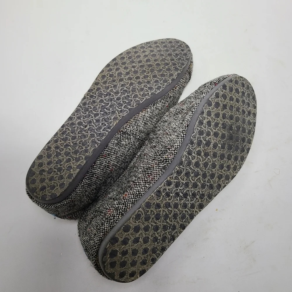 Toms Classic Silver Karsen Tweed Slip-On Shoes 7 - Picture 7 of 7